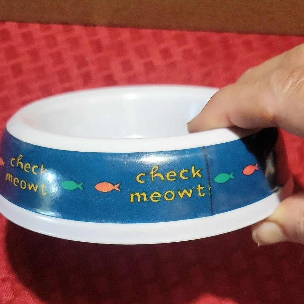 Cat-Themed Ceramic Pet Bowls